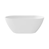 Koko Freestanding Acrylic Bath, 1680mm, Gloss White